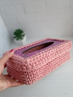 Вязаная салфетница, изображение 6