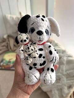 Мастер-класс "Далматинец и Лабрадор" вязание крючком автор Chirka_toys, изображение 3