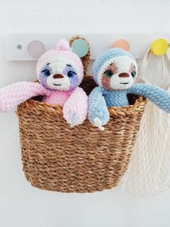 Мастер-класс "Ленивец" вязание крючком автор Chirka_toys, изображение 3