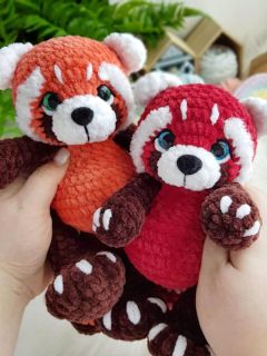 Мастер-класс "Красная панда" вязание крючком автор Chirka_toys, изображение 2