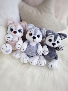 Мастер-класс "Хаски" вязание крючком автор Chirka_toys, изображение 2