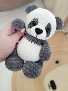 Мастер-класс "Пандочка" вязание крючком автор Chirka_toys, изображение 2