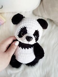 Мастер-класс "Пандочка" вязание крючком автор Chirka_toys, изображение 3