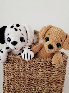Мастер-класс "Далматинец и Лабрадор" вязание крючком автор Chirka_toys, изображение 2