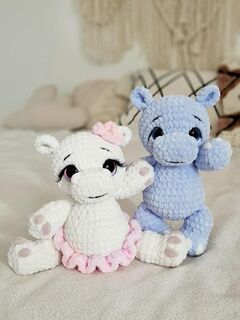 Мастер-класс «Бегемотик», вязание крючком автор Chirka_toys