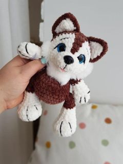 Мастер-класс "Хаски" вязание крючком автор Chirka_toys, изображение 5