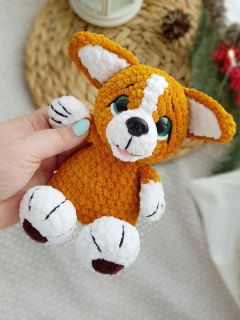 Мастер-класс "Корги" вязание крючком автор Chirka_toys, изображение 4