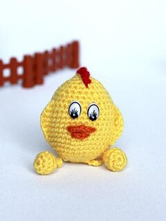 Мастер-класс Цыплёнок крючком, изображение 2