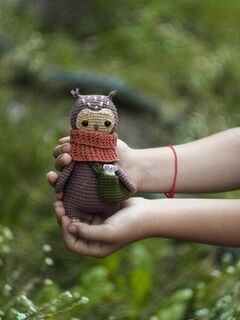 Мастер-класс вязаная крючком сова ,амигуруми филин с аксессуарами, изображение 2