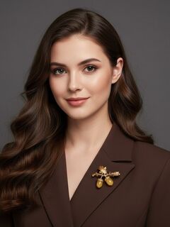 Брошь с янтарем Дубок, изображение 3