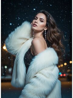 Серьги дорожки гвоздики Фиалка с цирконами трех оттенков, изображение 4