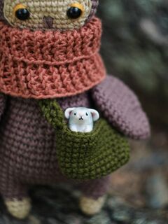 Мастер-класс вязаная крючком сова ,амигуруми филин с аксессуарами, изображение 3