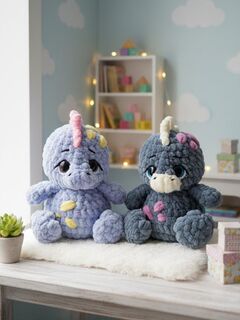 Мастер-класс «Мини Дино» из серии МК Крошки-Горошки, вязание крючком автор Chirka_toys, изображение 3