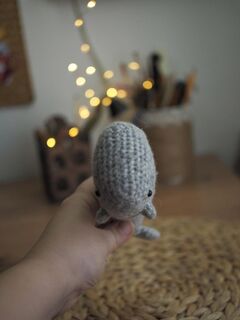 мастер-класс кит Гарри амигуруми,схема вязания крючком, изображение 5