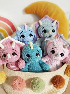 Мастер-класс "Дракоши и Динозаврики" вязание крючком автор Chirka_toys, изображение 2