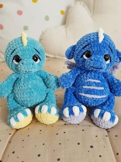 Мастер-класс "Дракоши и Динозаврики" вязание крючком автор Chirka_toys, изображение 6