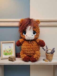 Мастер-класс «Коняшки» из серии МК Крошки-Горошки, вязание крючком автор Chirka_toys, изображение 3