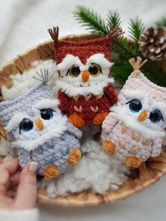 Мастер-класс «Совушка» из серии МК Крошки-Горошки, вязание крючком автор Chirka_toys, изображение 3