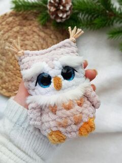 Мастер-класс «Совушка» из серии МК Крошки-Горошки, вязание крючком автор Chirka_toys, изображение 4
