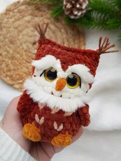 Мастер-класс «Совушка» из серии МК Крошки-Горошки, вязание крючком автор Chirka_toys, изображение 5