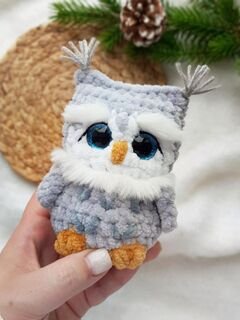 Мастер-класс «Совушка» из серии МК Крошки-Горошки, вязание крючком автор Chirka_toys, изображение 6