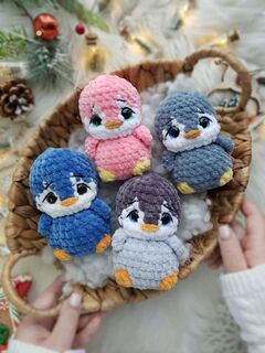 Мастер-класс «Пингви» из серии МК Крошки-Горошки, вязание крючком автор Chirka_toys