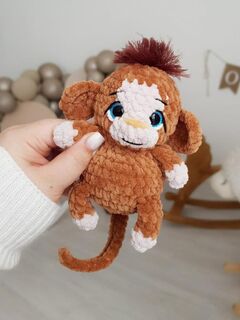 Мастер-класс «Мини Обезьянка» из серии МК Крошки-Горошки, вязание крючком автор Chirka_toys, изображение 3