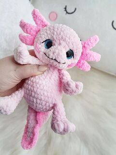 Мастер-класс "Аксолотль" вязание крючком автор Chirka_toys, изображение 4