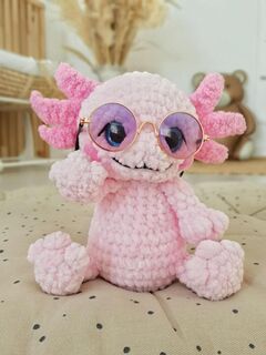 Мастер-класс "Аксолотль" вязание крючком автор Chirka_toys, изображение 5