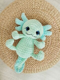 Мастер-класс "Аксолотль" вязание крючком автор Chirka_toys, изображение 2