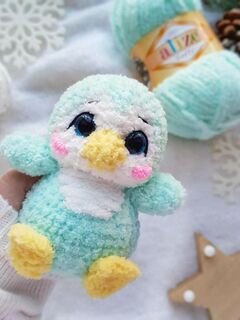 Мастер-класс "Пингвинёнок" вязание крючком автор Chirka_toys, изображение 6