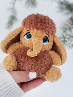 Мастер-класс «Слонёнок Мамонтёнок» из серии МК Крошки-Горошки, вязание крючком автор Chirka_toys, изображение 4