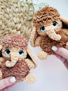 Мастер-класс «Слонёнок Мамонтёнок» из серии МК Крошки-Горошки, вязание крючком автор Chirka_toys, изображение 3