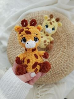 Мастер-класс «Мини Жирафик» из серии МК Крошки-Горошки, вязание крючком автор Chirka_toys
