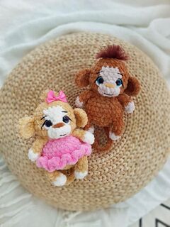 Мастер-класс «Мини Обезьянка» из серии МК Крошки-Горошки, вязание крючком автор Chirka_toys, изображение 2