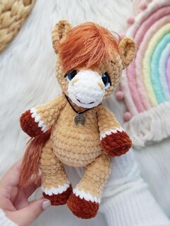 Мастер-класс "Лошадка" вязание крючком автор Chirka_toys, изображение 6
