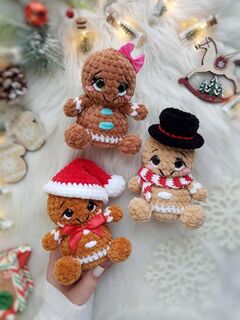 Набор из 6 МК "Новогодний-2" серия Крошки-Горошки, вязание крючком автор Chirka_toys, изображение 4