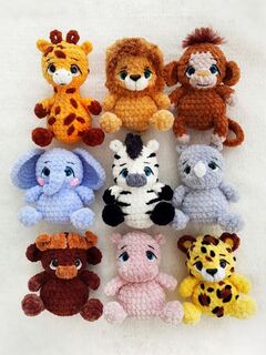 Набор из 6 мастер-классов "Сафари" из серии Крошки-Горошки