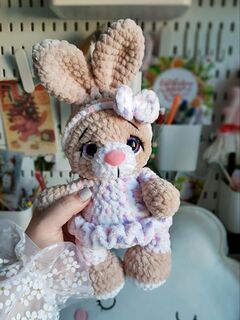 Мастер-класс "Мишка и Зайка в пижамках" вязание крючком автор Chirka_toys, изображение 4