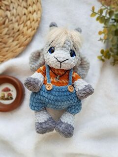 Мастер-класс "Козлятки" вязание крючком автор Chirka_toys, изображение 5