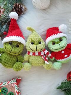 Набор из 4 МК "Новогодний-1" серия Крошки-Горошки, вязание крючком автор Chirka_toys, изображение 4