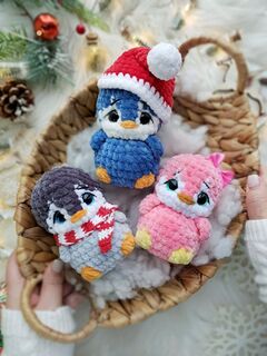 Набор из 6 МК "Новогодний-2" серия Крошки-Горошки, вязание крючком автор Chirka_toys, изображение 3