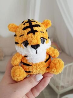 Мастер-класс «Мини Лев, Тигр, Леопард» из серии МК Крошки-Горошки, вязание крючком автор Chirka_toys, изображение 3