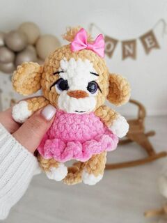 Мастер-класс «Мини Обезьянка» из серии МК Крошки-Горошки, вязание крючком автор Chirka_toys, изображение 4