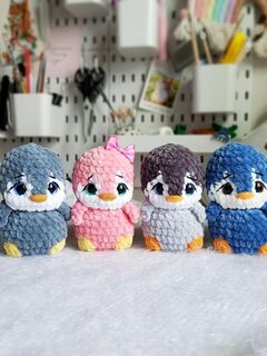 Мастер-класс «Пингви» из серии МК Крошки-Горошки, вязание крючком автор Chirka_toys, изображение 3