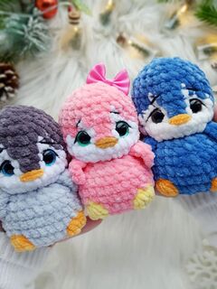 Мастер-класс «Пингви» из серии МК Крошки-Горошки, вязание крючком автор Chirka_toys, изображение 5