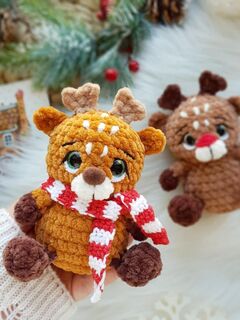 Мастер-класс «Оленёнок» из серии МК Крошки-Горошки, вязание крючком автор Chirka_toys, изображение 2