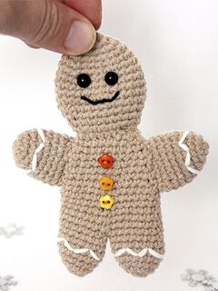 Мастер-класс Пряничный человек крючком, изображение 2