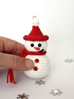Мастер-класс Снеговик крючком, изображение 2
