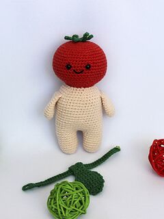 Мастер-класс Помидорка крючком, изображение 4